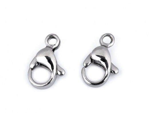 Karabinka z chirurgické oceli 6 x 10 mm (2ks)