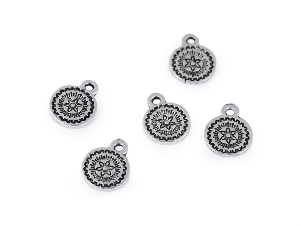 Přívěsek mandala 8 mm (2ks)