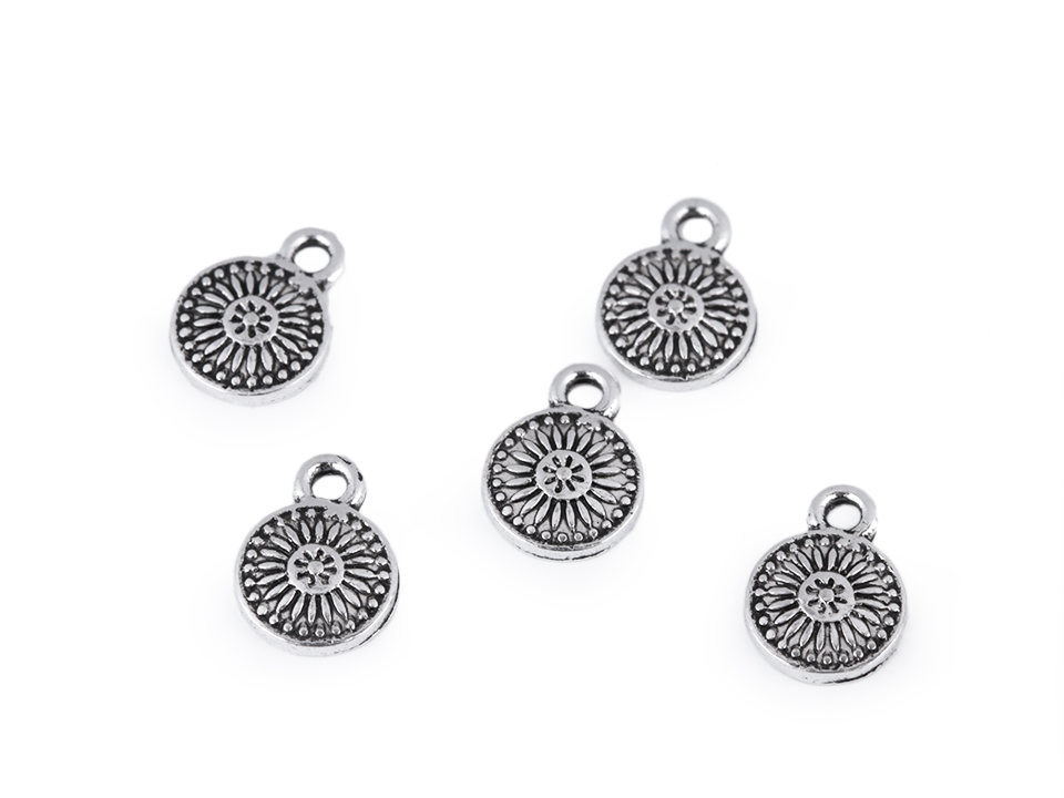 Přívěsek mandala 8 mm (2ks)