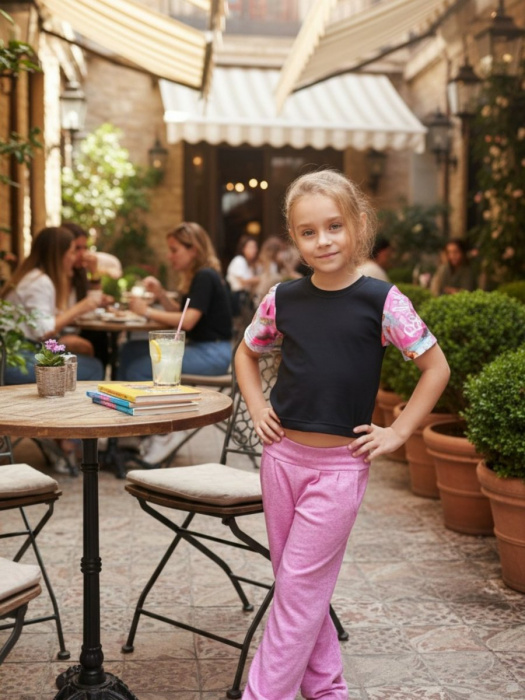 Dětské crop top Barbie 122