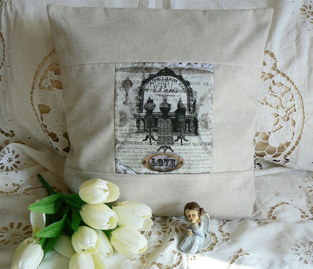 Povlak na polštář - love