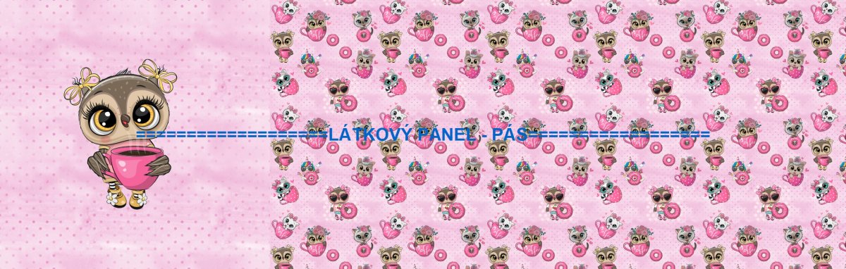 Panel - varianta bavlna,úplet či letní softshell  50x145cm/úplet 157cm, 139cm soft   224-243