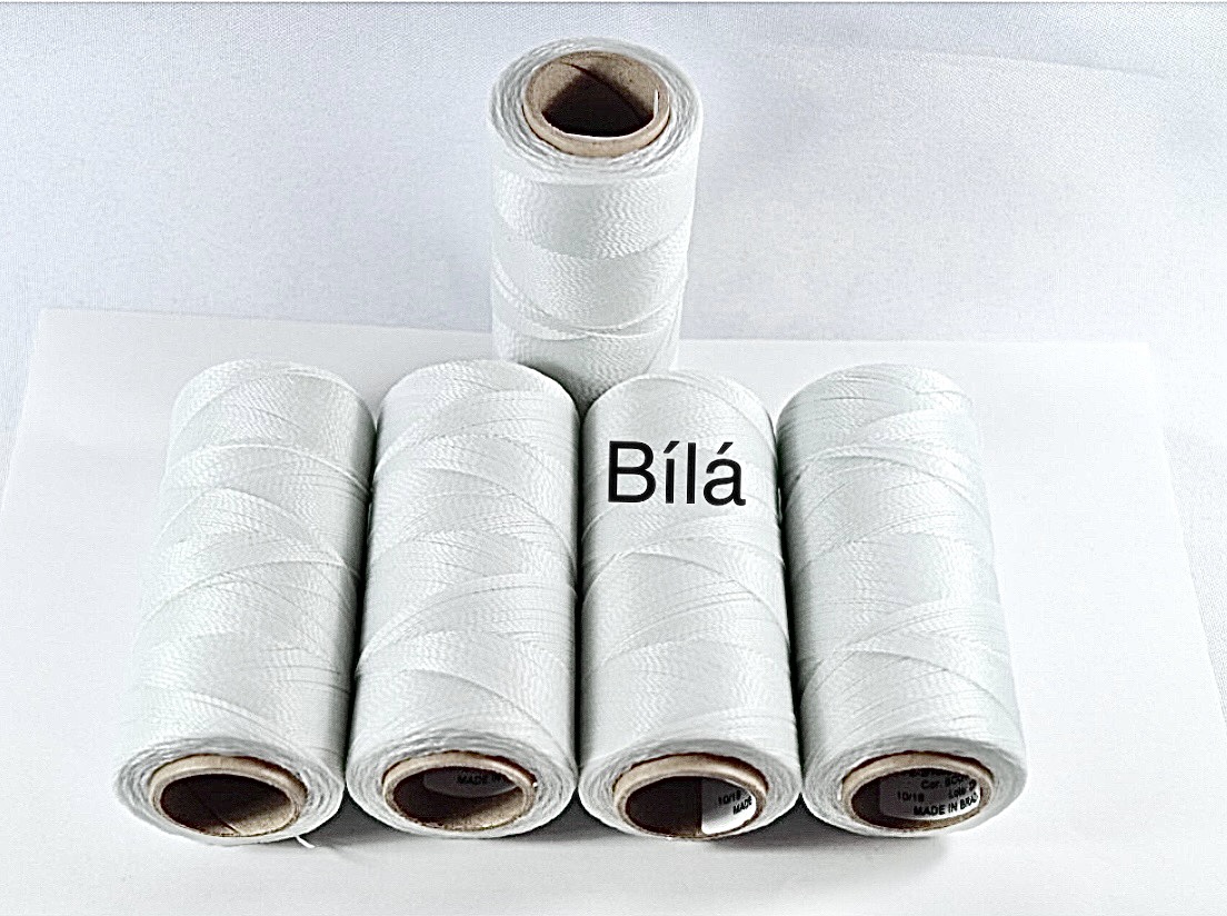 Mikromacramé LINHASITA Bílá !0,5 mm!