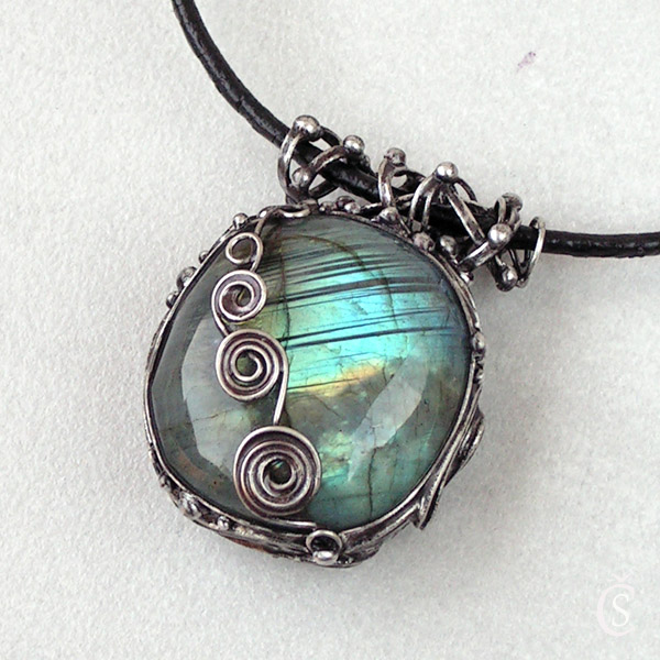 Oboustranný šperk 2 v 1 - Labradorit