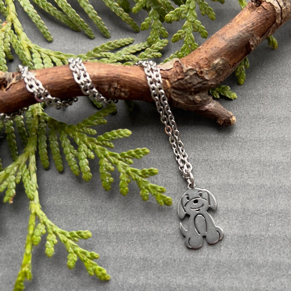 Řetízek s pejskem- S.Steel