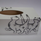 Krabice na kapesníky - Kočky rivalky