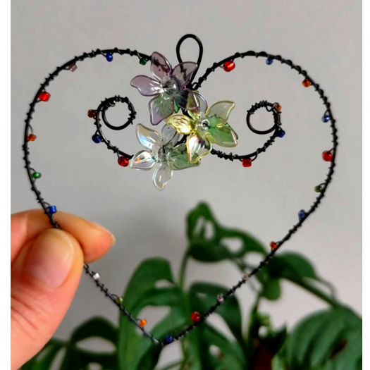 Drátované srdíčko