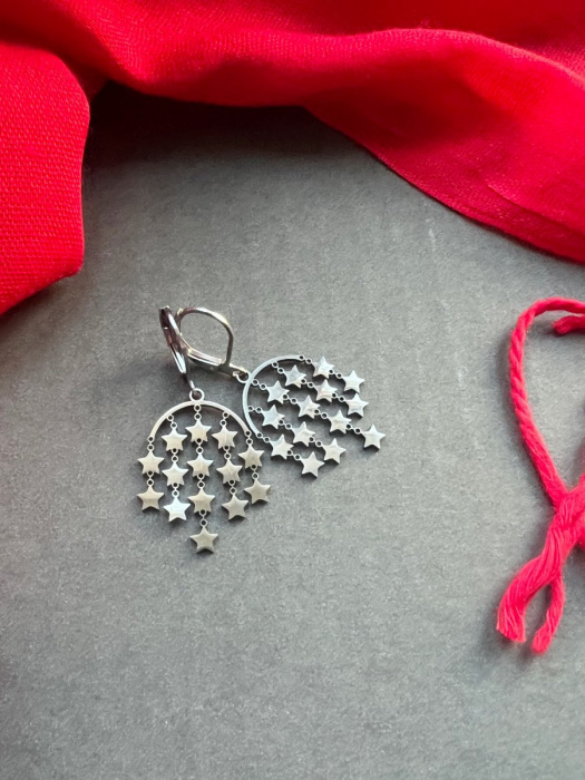 Hvězdičkové náušnice - S.Steel