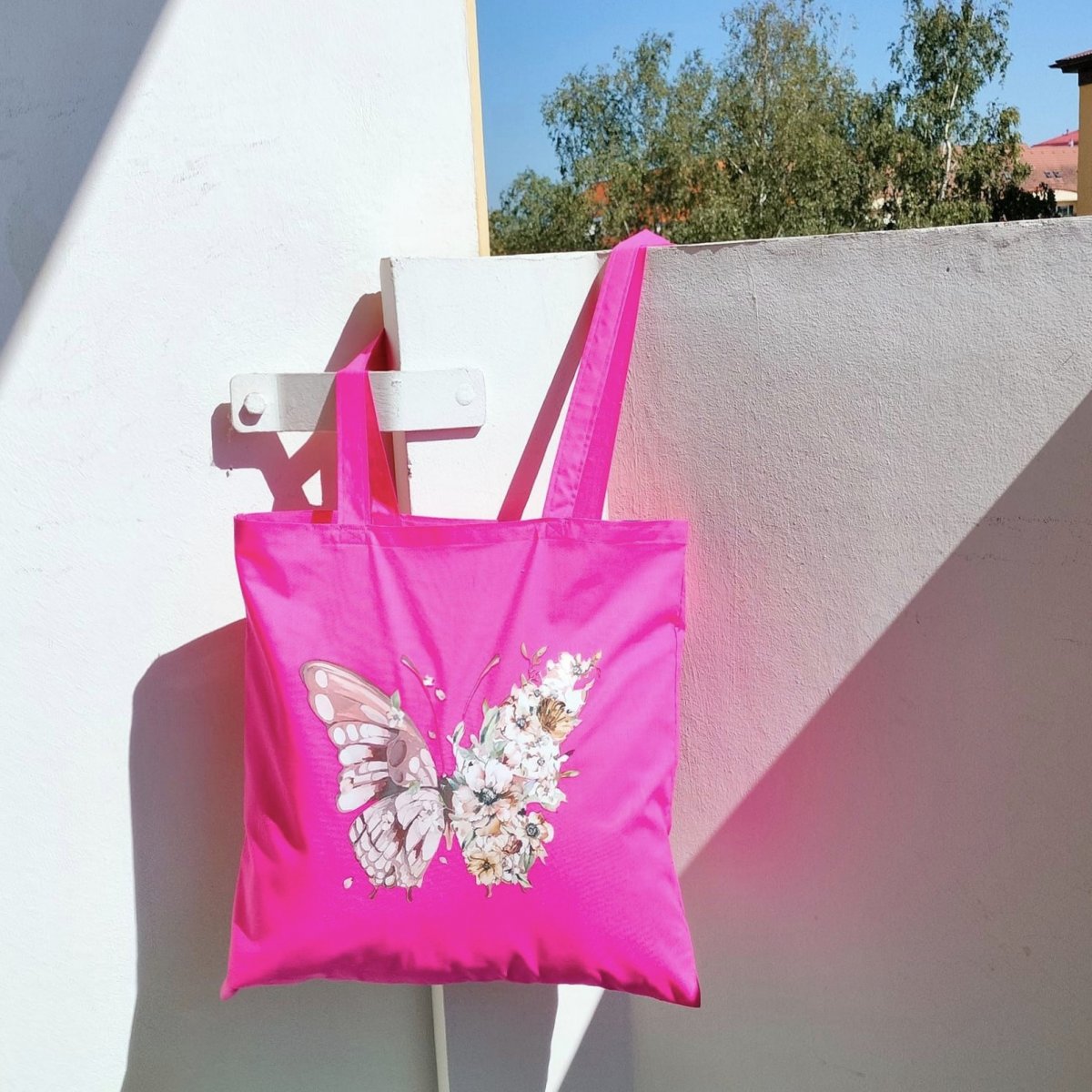 Bavlněná taška s motýlem