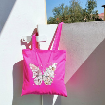 Bavlněná taška s motýlem