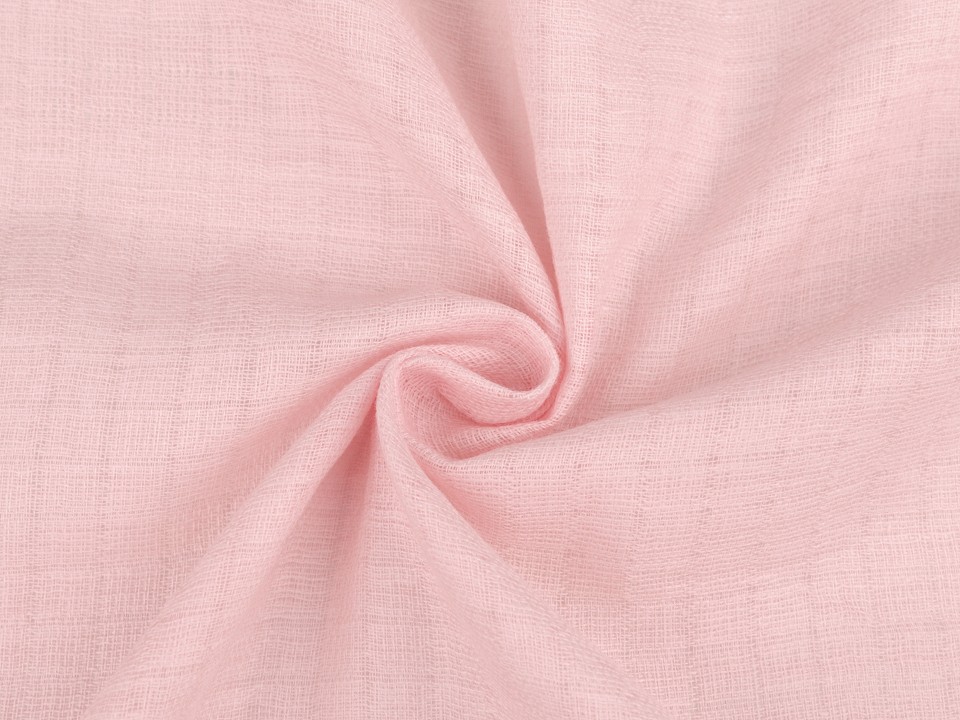 Bavlněná plenkovina šíře 80 cm (1m) - růžová