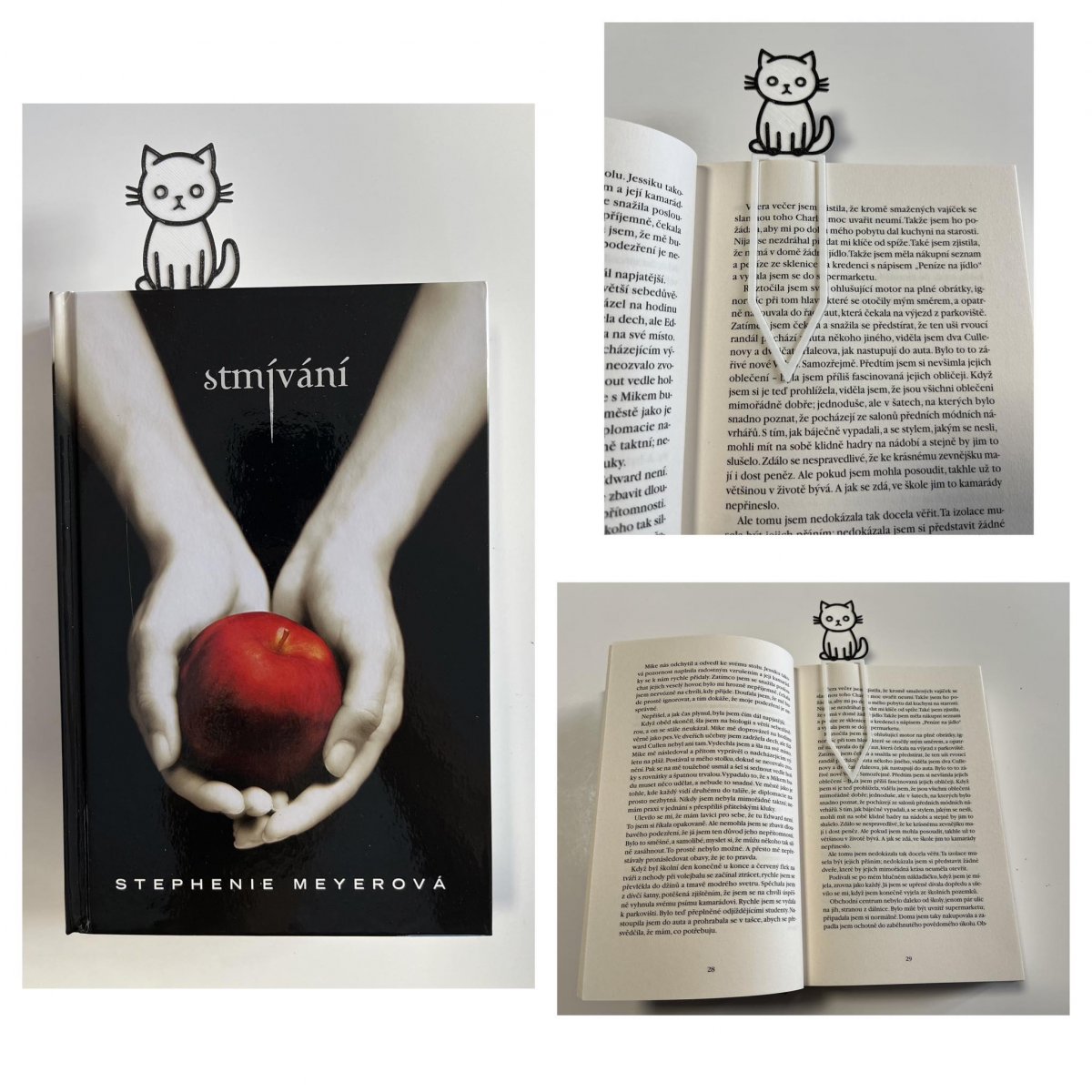 Záložka do knihy - kočka