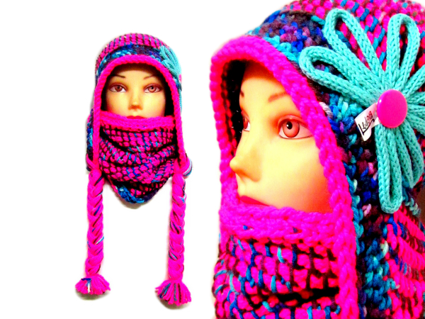 Merino - ušanka a nákrčník 1412