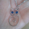 Kočička - souprava - Swarovski - chirurgická ocel