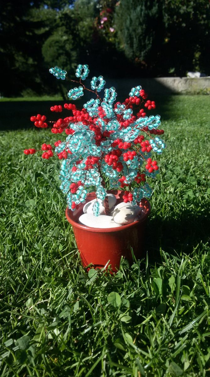 Korálkový stromeček