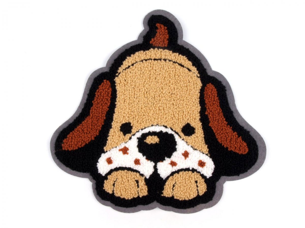 Nášivka froté pejsek 19x20cm