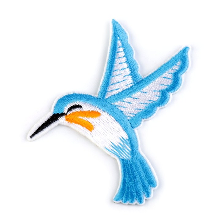 Nažehlovačka kolibřík - modrá