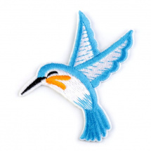 Nažehlovačka kolibřík - modrá