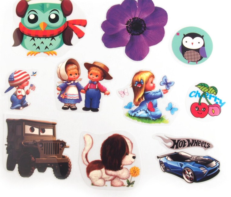 Nažehlovacáí obrázky (10ks) - výprodej!!!