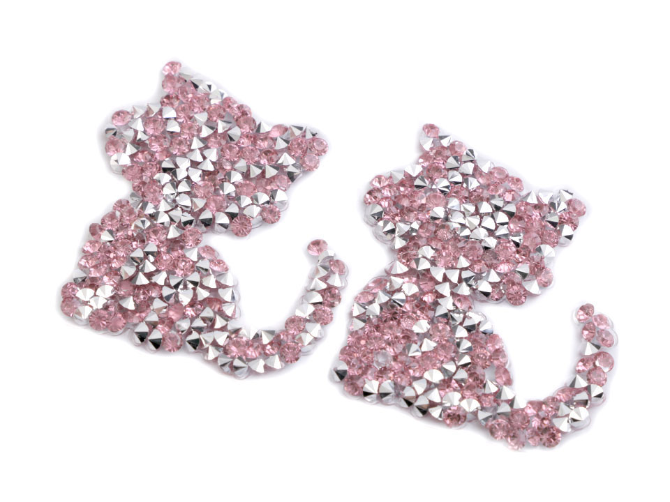 Nažehlovací kočka s kamínky