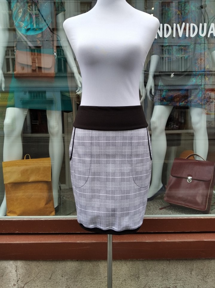 Sukně káro, velikost M - SLEVA 