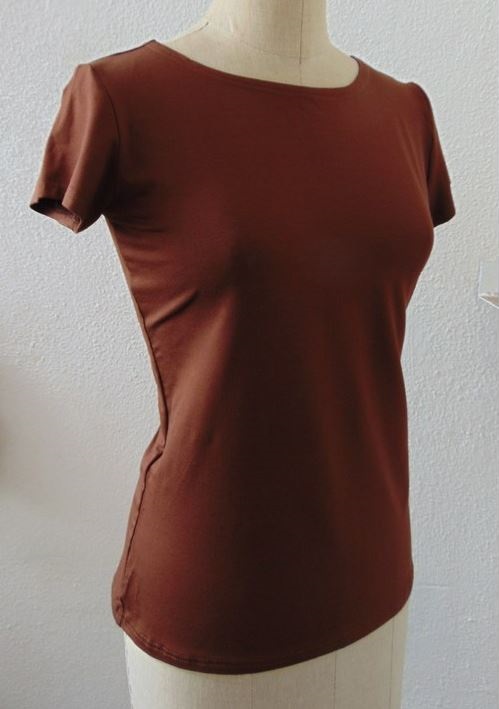 Tričko - barva čokoládová XS - XXXL