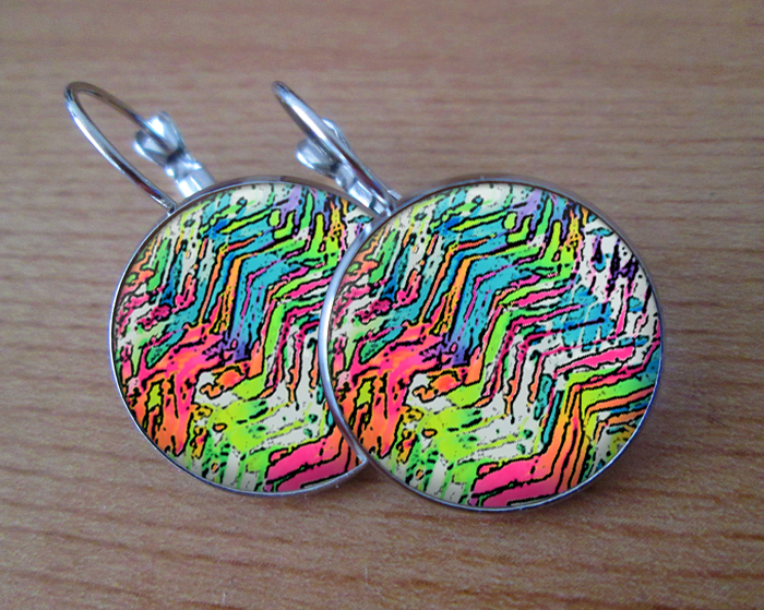 Color Jungle -  VISACÍ NÁUŠNICE 