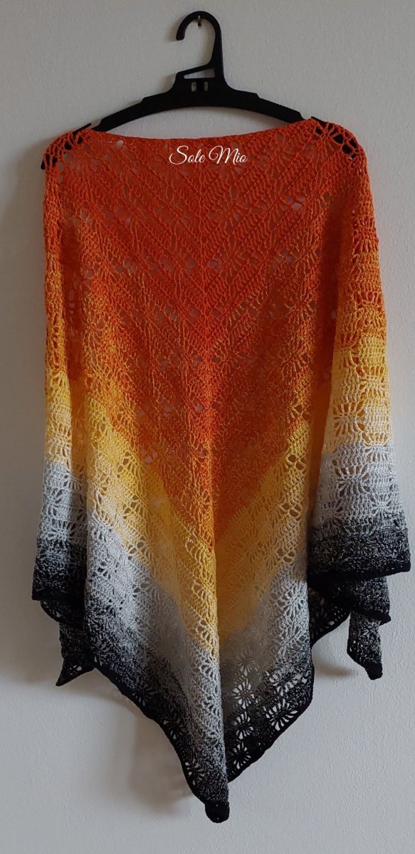 Háčkovaný šátek Šarlota