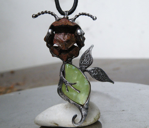 Těšík rákosní... (Prehnit,šiška)