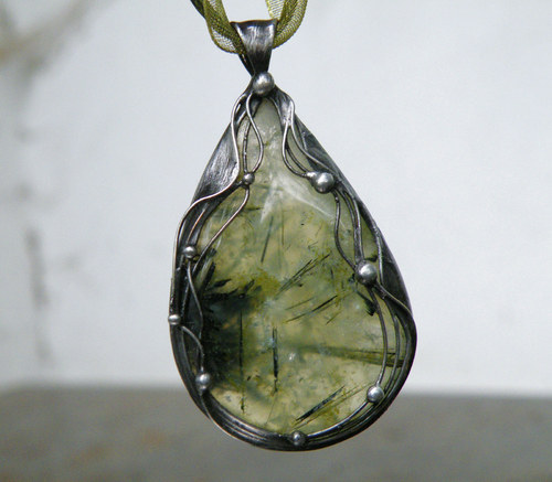 Slza lesa...(Prehnit s Epidotem) oboustranný