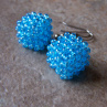 Náušnice "Blue cubes"