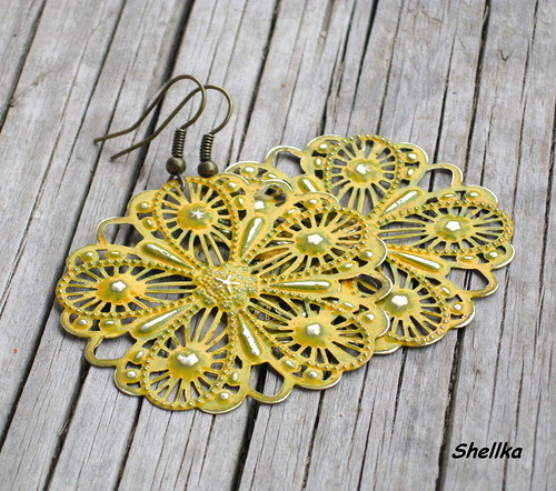 Náušnice ,,KVĚTY,,3