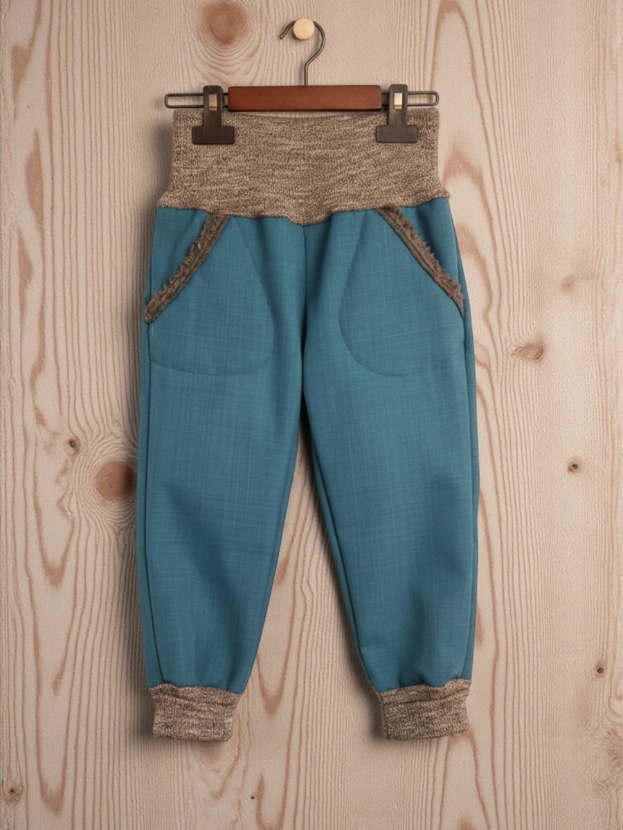 Dětské softshellové kalhoty beránek 104