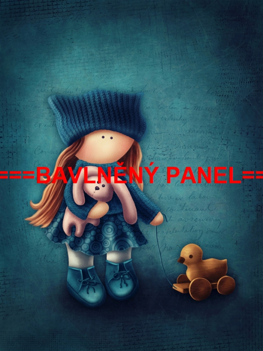 BAVLNĚNÝ  PANEL  15x20cm BSK-3