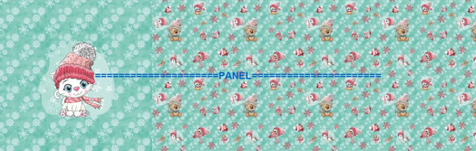 Panel - varianta bavlna,úplet či letní softshell  50x145cm/úplet 157cm, 139cm soft   224-3