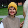 Pletená čepice - medová