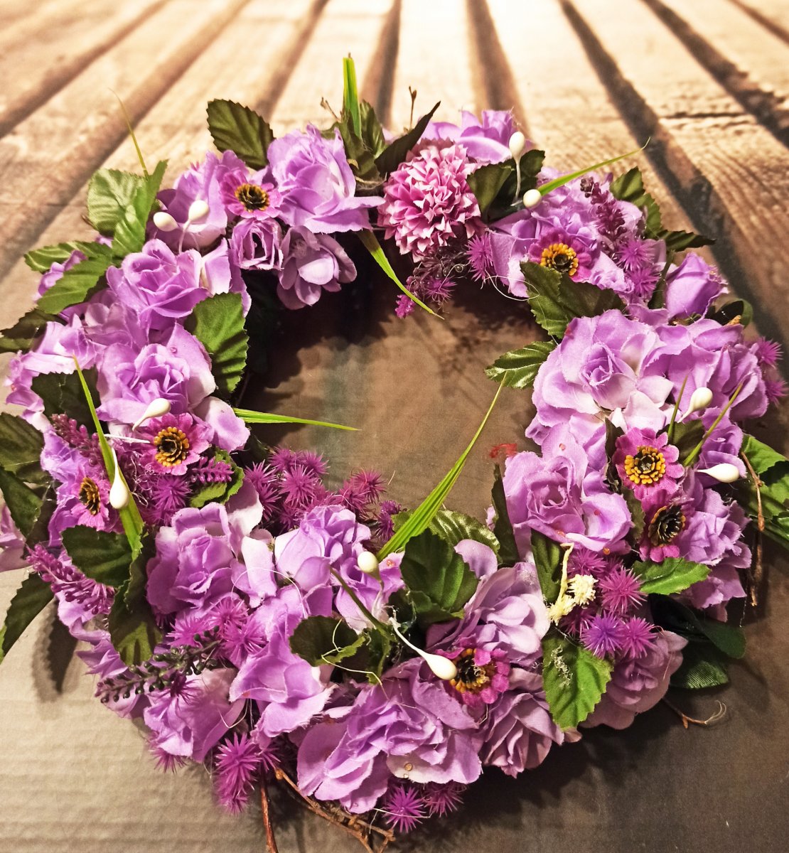 Věneček ve fialové