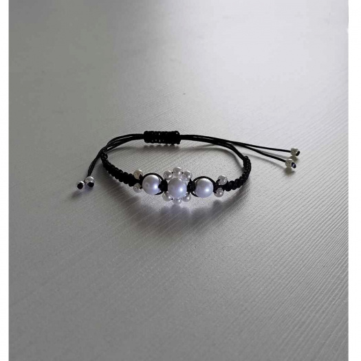 Náramek Shamballa s korálky