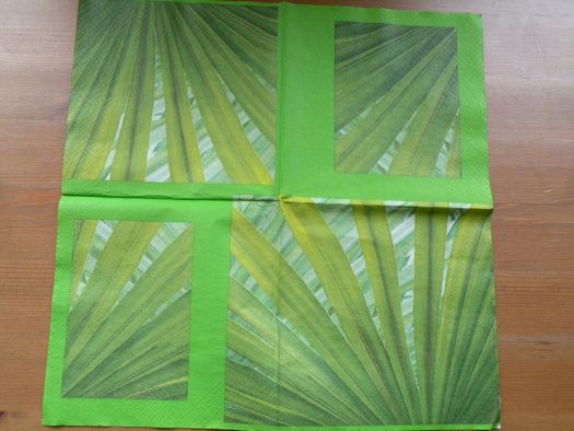 Ubrousek vzor palmový list