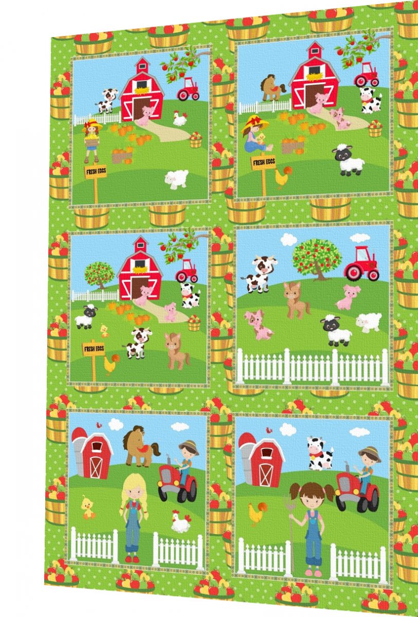 BAVLNĚNÝ PANEL - SADA 30 x 45 cm 3DG79