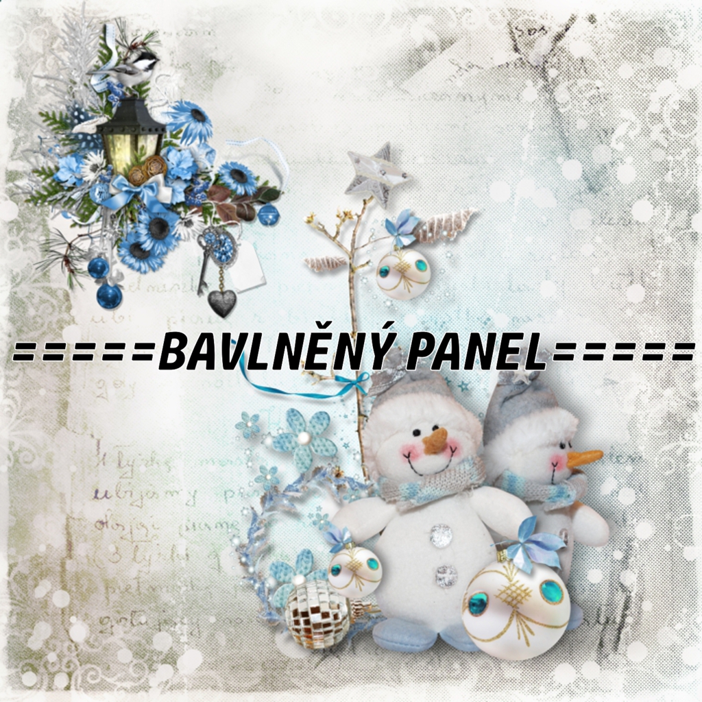 BAVLNĚNÝ PANEL 35 x 35 cm U179