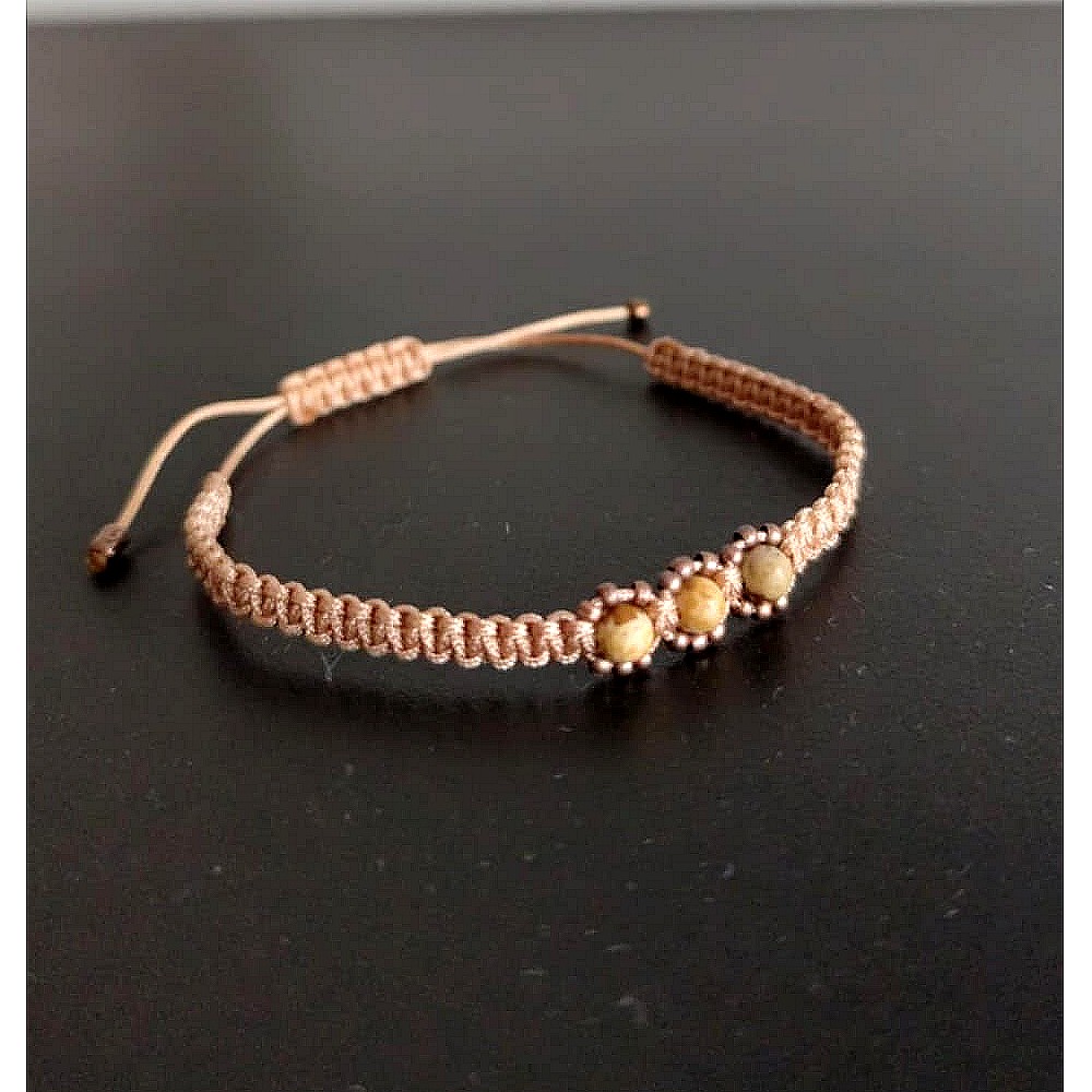 Náramek Shamballa - Jaspis