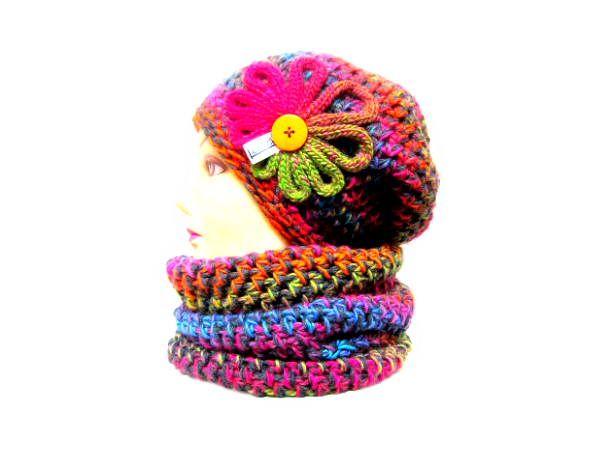 SOUPRAVA ČEPICE A NÁKRČNÍKU 1366