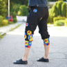 Kalhoty baggy 3/4 černé bubliny