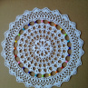 Krajka s korálky do kruhu 25 cm - bez kruhu 