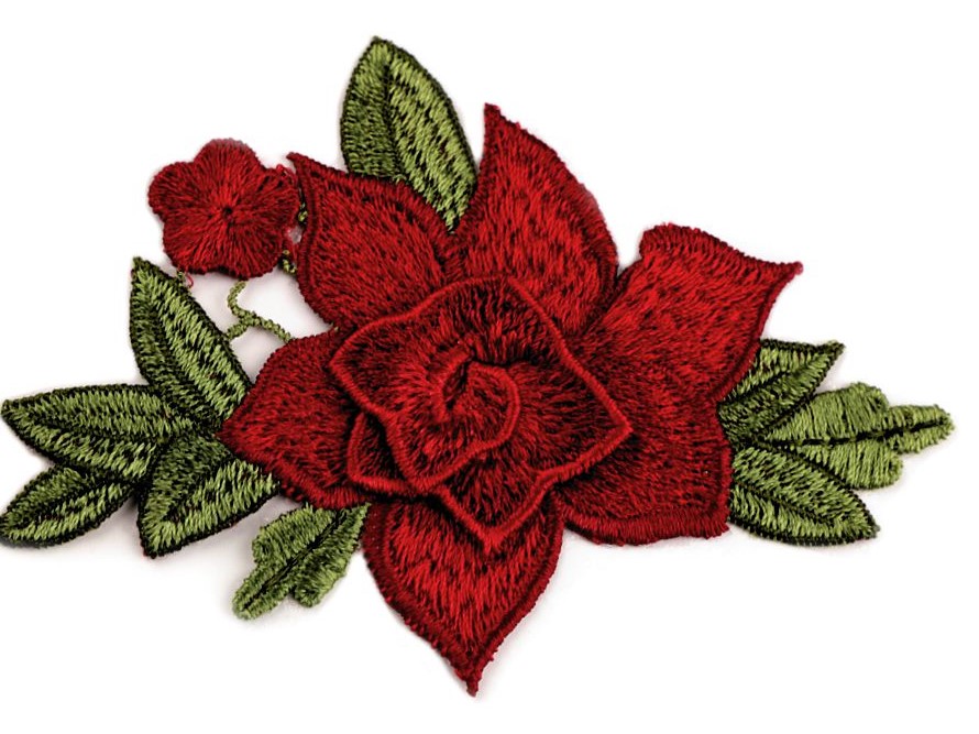 Nažehlovačka květ 3D