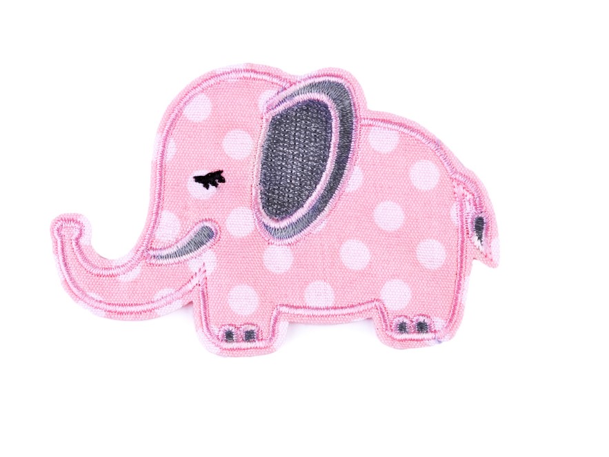 Nažehlovačka slon - růžová