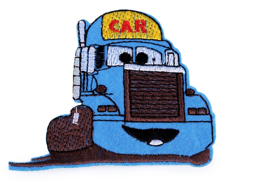 Nažehlovačka nákladní auto - modrá