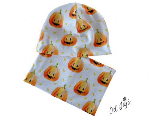 Halloweenská souprava čepice a nákrčník vel. 5