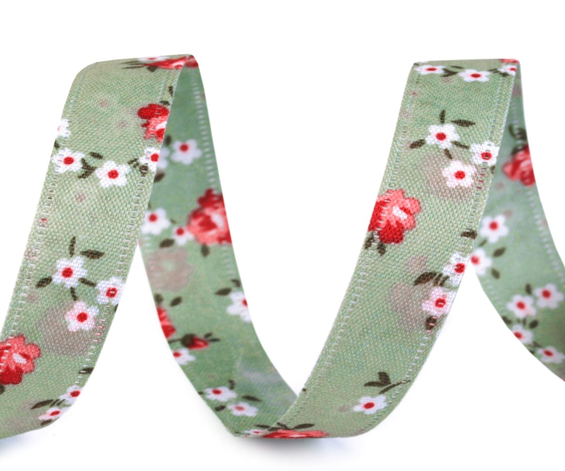 Stuha květy šíře 13 mm (1,70 m)